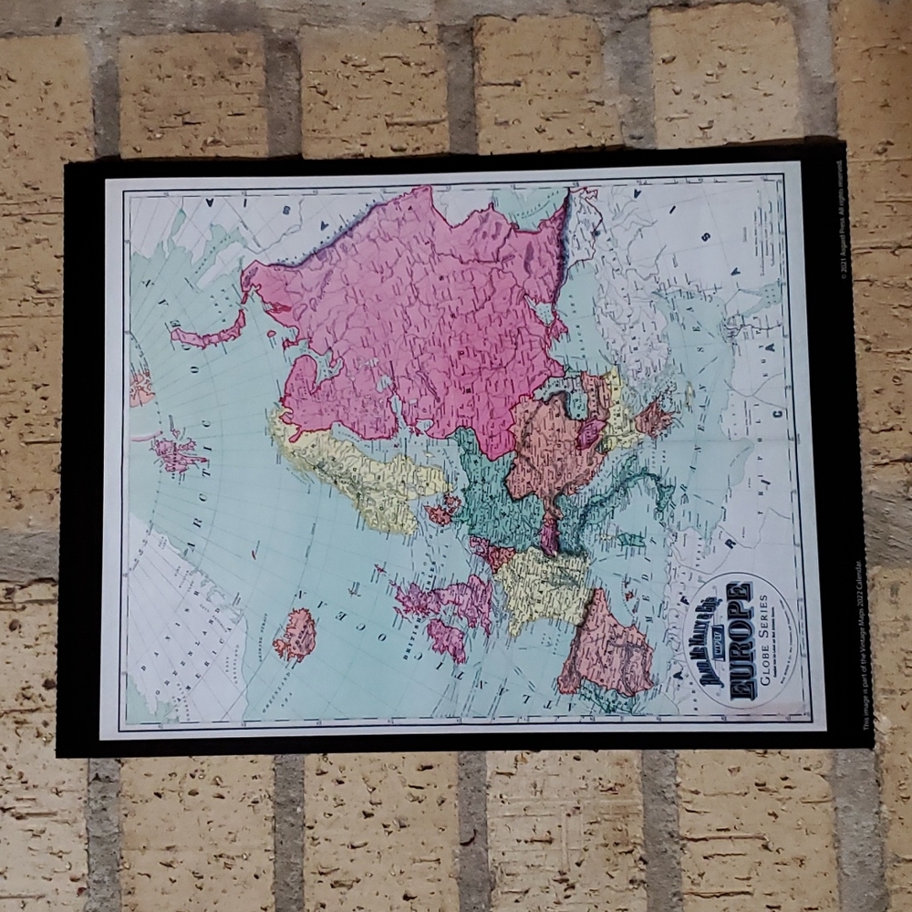 Rand McNally & Co.'s Map of Europe Poster